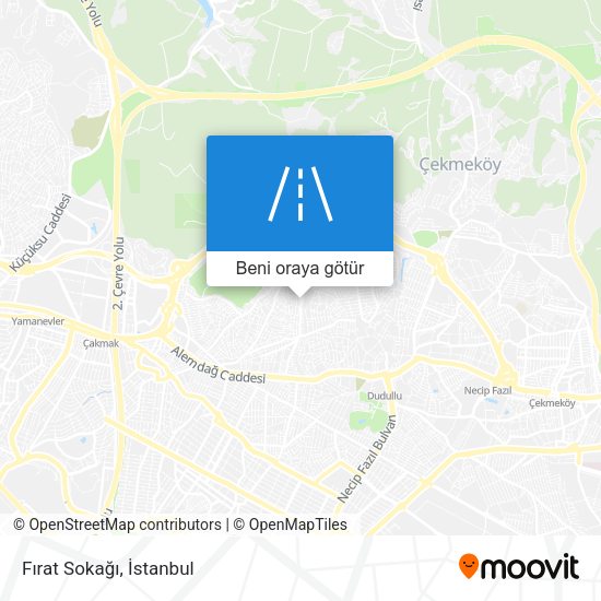 Fırat Sokağı harita