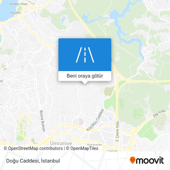 Doğu Caddesi harita
