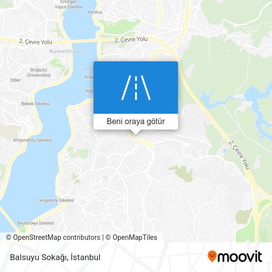 Balsuyu Sokağı harita