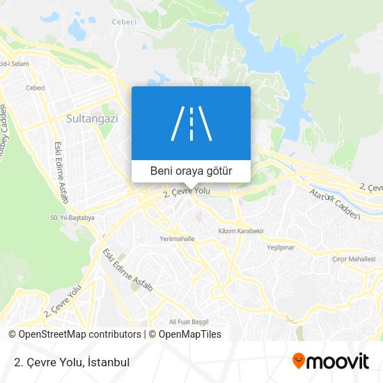 2. Çevre Yolu harita
