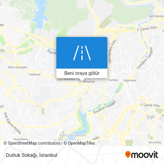 Dutluk Sokağı harita