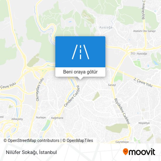 Nilüfer Sokağı harita