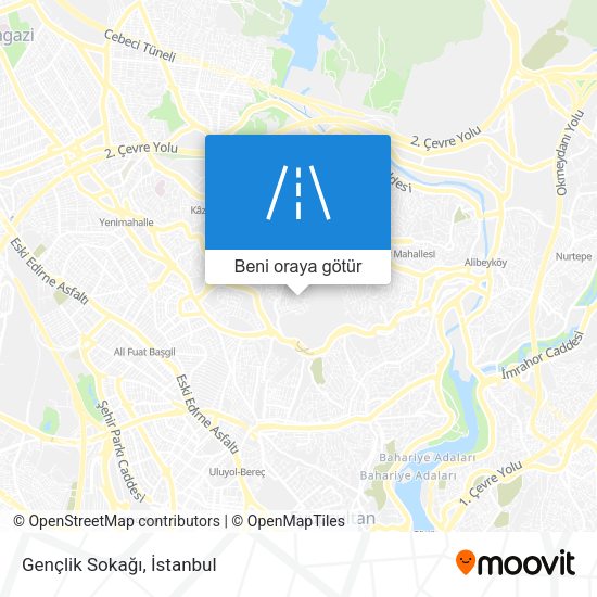 Gençlik Sokağı harita