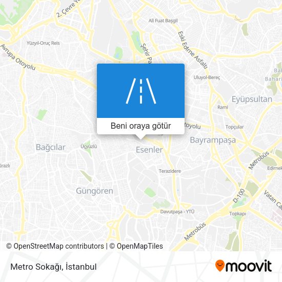 Metro Sokağı harita