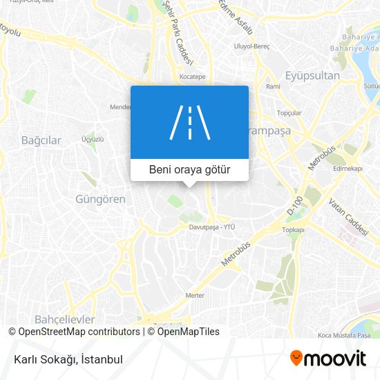 Karlı Sokağı harita