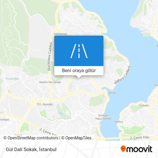 Gül Dali Sokak harita