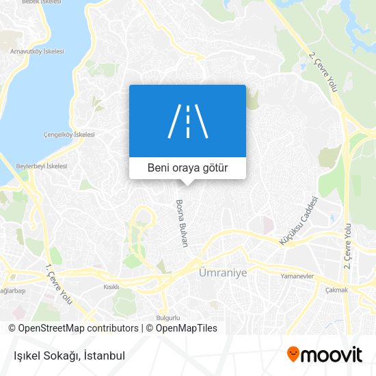 Işıkel Sokağı harita