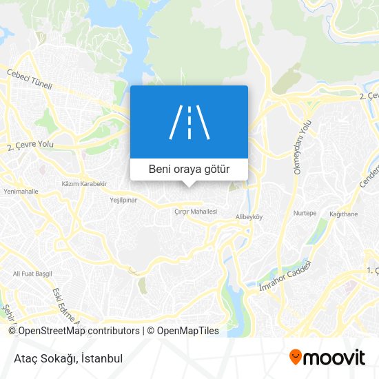 Ataç Sokağı harita