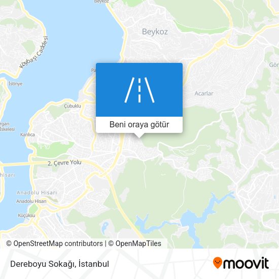 Dereboyu Sokağı harita