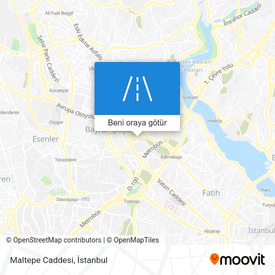 Maltepe Caddesi harita