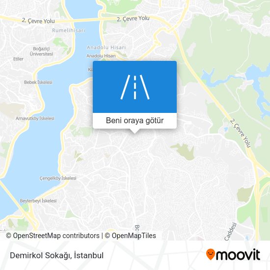 Demirkol Sokağı harita