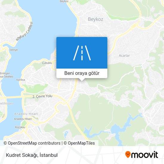 Kudret Sokağı harita