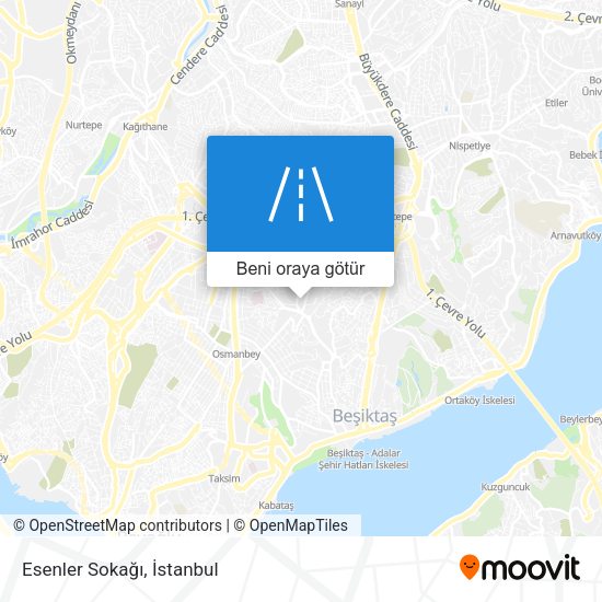 Esenler Sokağı harita
