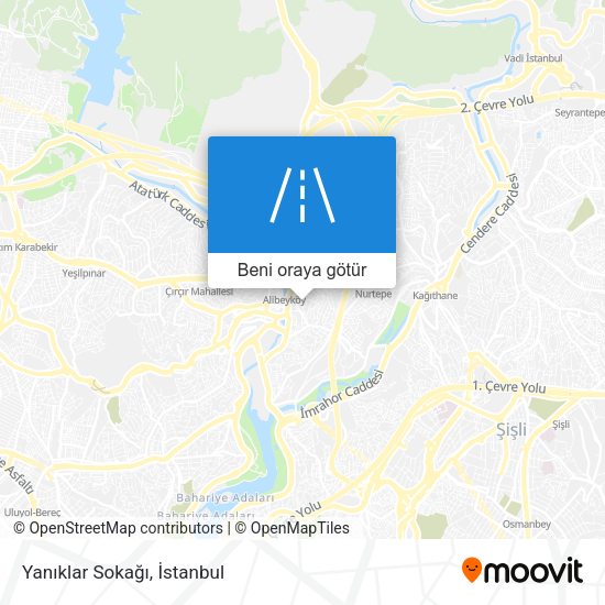 Yanıklar Sokağı harita