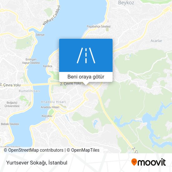 Yurtsever Sokağı harita