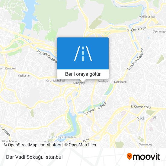Dar Vadi Sokağı harita