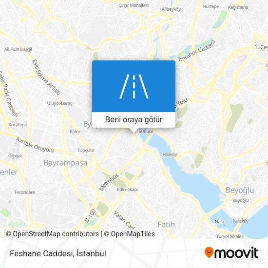 Feshane Caddesi harita