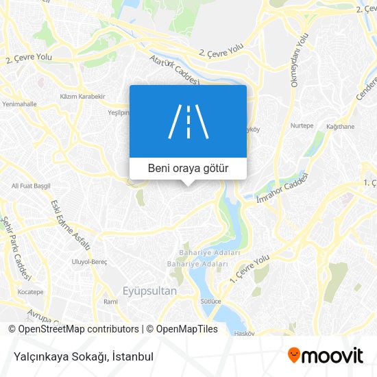 Yalçınkaya Sokağı harita
