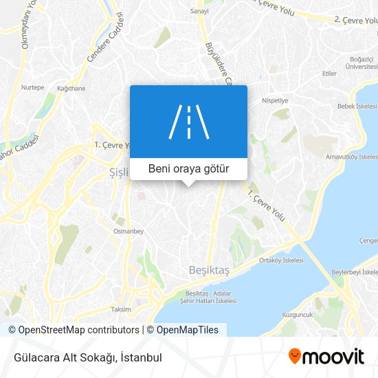 Gülacara Alt Sokağı harita