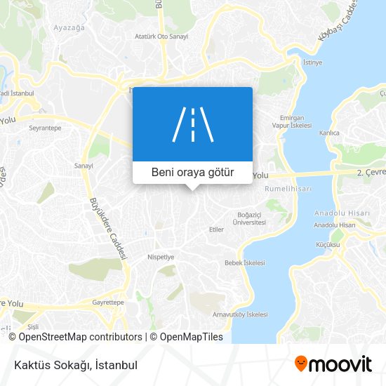 Kaktüs Sokağı harita