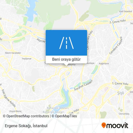 Ergene Sokağı harita