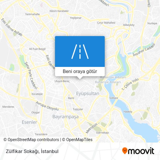 Zülfikar Sokağı harita