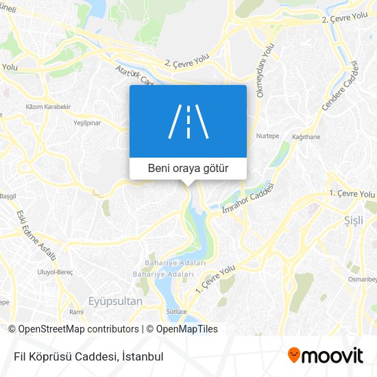 Fil Köprüsü Caddesi harita