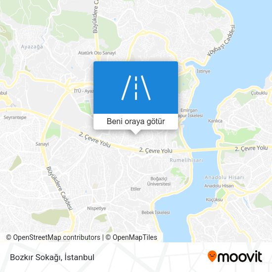 Bozkır Sokağı harita