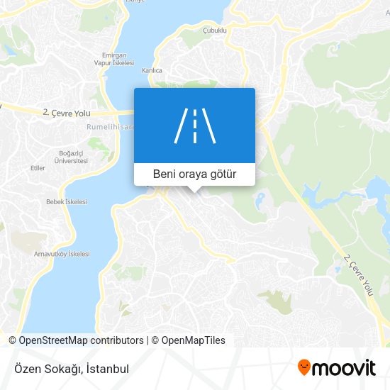 Özen Sokağı harita