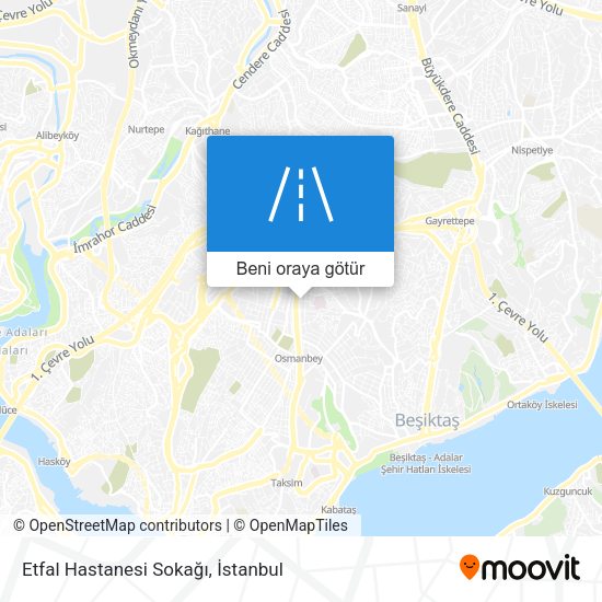 Etfal Hastanesi Sokağı harita