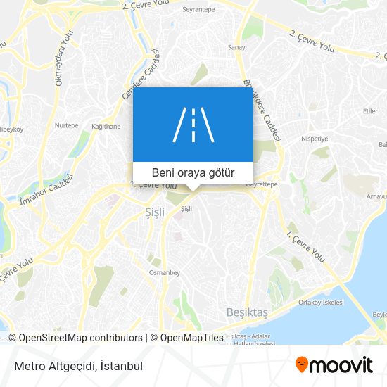 Metro Altgeçidi harita