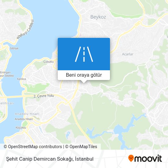 Şehit Canip Demircan Sokağı harita