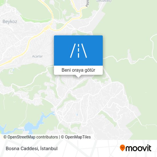 Bosna Caddesi harita