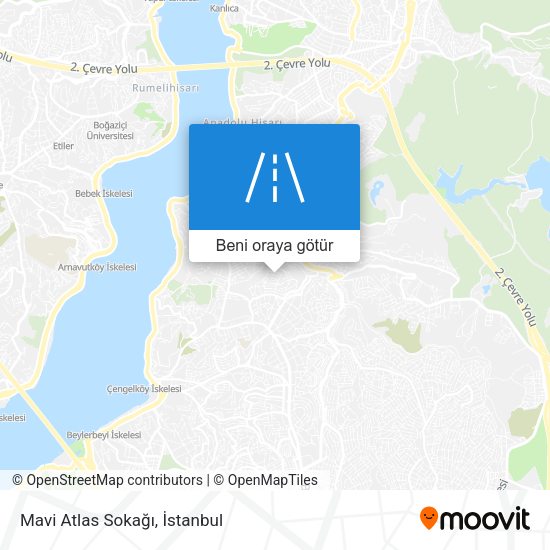 Mavi Atlas Sokağı harita