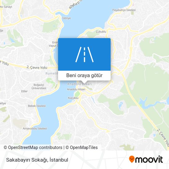 Sakabayırı Sokağı harita