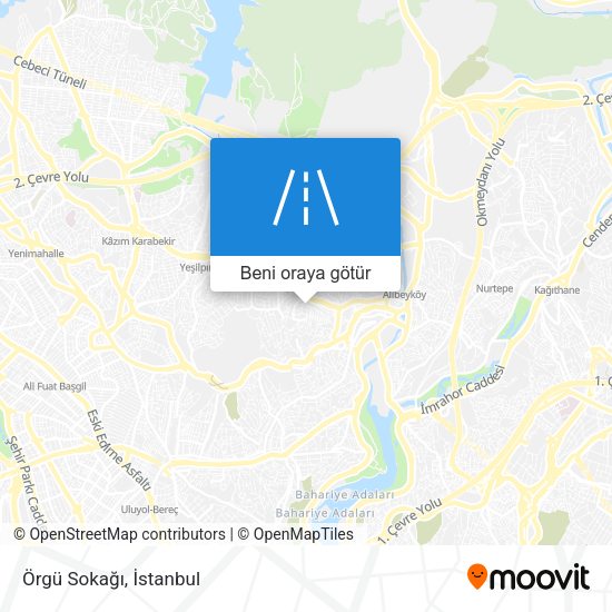 Örgü Sokağı harita