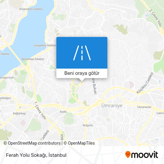 Ferah Yolu Sokağı harita