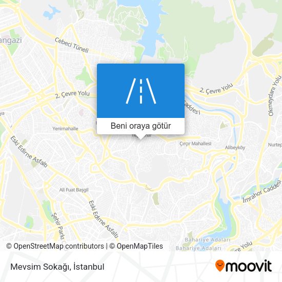 Mevsim Sokağı harita