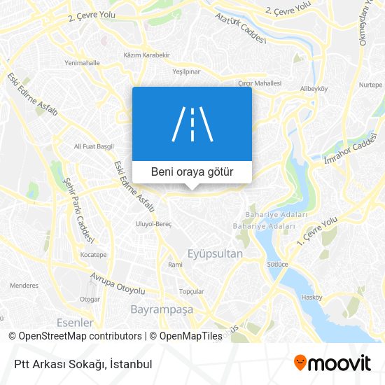Ptt Arkası Sokağı harita
