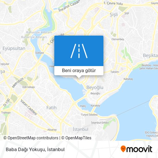 Baba Dağı Yokuşu harita