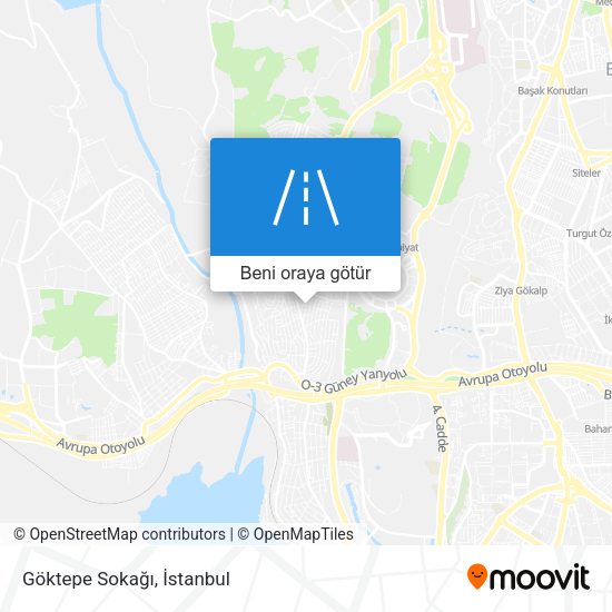Göktepe Sokağı harita