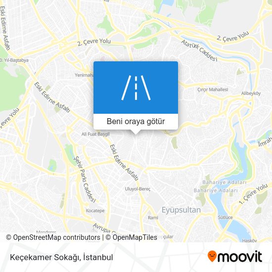 Keçekamer Sokağı harita