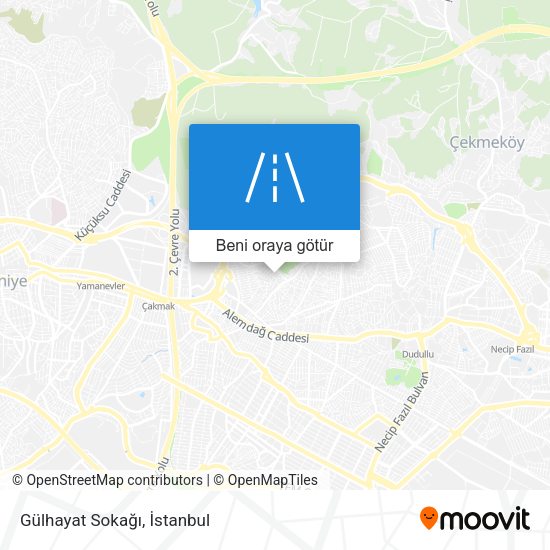 Gülhayat Sokağı harita