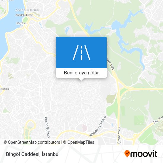 Bingöl Caddesi harita