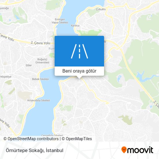 Ömürtepe Sokağı harita