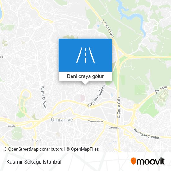 Kaşmir Sokağı harita
