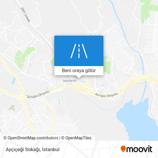 Ayçiçeği Sokağı harita