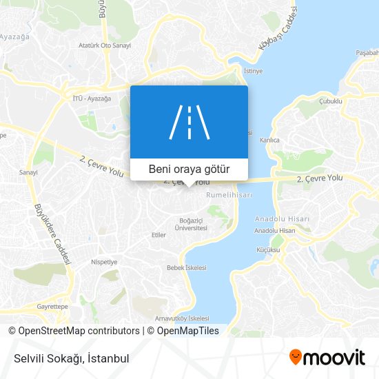 Selvili Sokağı harita