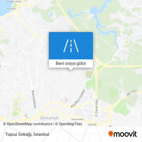 Topuz Sokağı harita
