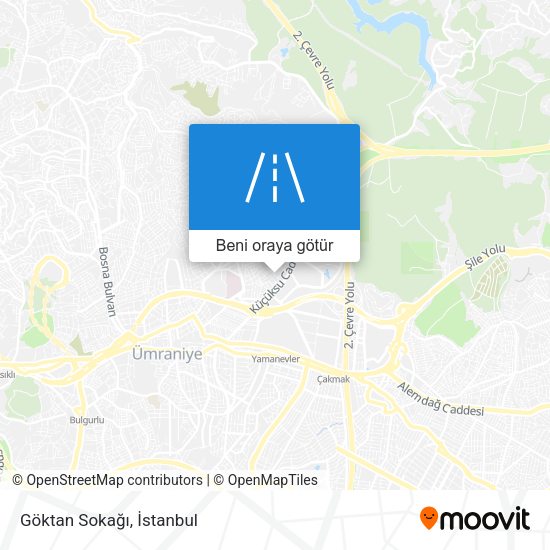 Göktan Sokağı harita